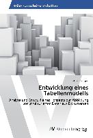 Entwicklung eines Tabellenmodells
