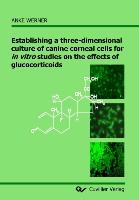 Establishing a three-dimensional culture of canine corneal cells for in vitro studies on the effects of glucocorticoids