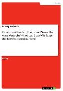 Der Genozid an den Herero und Nama. Der erste deutsche Völkermord und die Frage der Entschädigungszahlung