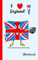 I Love England - Notebook / Notizbuch