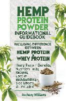 Hemp Protein Powder Informational Guidebook Including Difference Between Hemp Protein and Whey Protein Hemp Powder Benefits, Nutrition Facts, Recipes