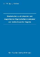 Druckstudien zu strukturellen und magnetischen Eigenschaften molekularer und molekülbasierter Magnete