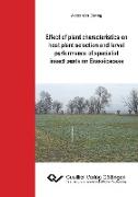 Effect of plant characteristics on host plant selection and larval performance of specialist insect pests on Brassicaceae