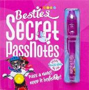 Besties Secret Passnotes [With Pens/Pencils]