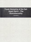 Torah Gematria of the Set-Apart Spirit - The Homosexuality