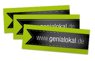 Genialokal Lesezeichen / VE 1000