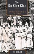 The Ku Klux Klan in Western Pennsylvania, 1921-1928