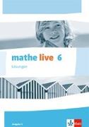 Mathe live. Lösungen 6. Schuljahr. Ausgabe S