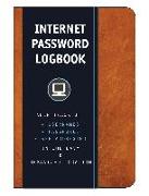 Internet Password Logbook (Cognac Leatherette)