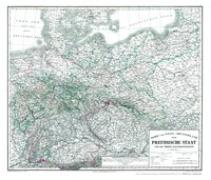 Historsche Karte: Preussen 1865 (plano)