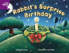 Rigby Star Guided 2 Purple Level: Rabbit's Surprise Birthday Pupil Book (single)