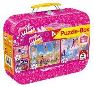 Mia & Me, Puzzle-Box, 2x60, 2x100 Teile im Metallkoffer