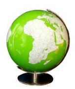 723485 ArtLine Globus ohne Swarovski, grün