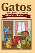 Gatos Libro Para Colorear