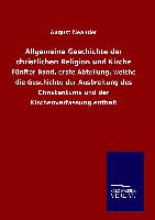 Allgemeine Geschichte der christlichen Religion und Kirche