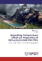 Annealing Temperature Effect on Properties of Ni(Co,Cu)Fe2O4 thin film
