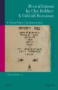 Bovo d'Antona by Elye Bokher. a Yiddish Romance: A Critical Edition with Commentary