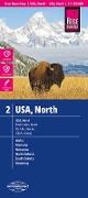 Reise Know-How Landkarte USA, Nord / USA, North (1:1.250.000) : Idaho, Montana, Wyoming, North Dakota, South Dakota, Nebraska