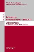 Advances in Neural Networks ¿ ISNN 2015