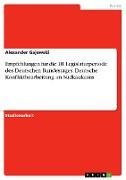 Empfehlungen für die 18. Legislaturperiodedes Deutschen Bundestages. Deutsche Konfliktbearbeitung im Südkaukasus