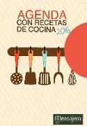 Agenda con recetas de cocina 2016