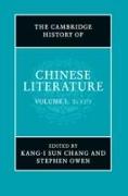 The Cambridge History of Chinese Literature 2 Volume Hardback Set