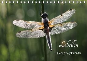 Libellen Geburtstagskalender (Tischkalender immerwährend DIN A5 quer)