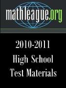 High School Test Materials 2010-2011