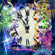 00306, 3D Postcard: Gutes Neues Jahr Happy New Year