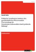 Politische Sozialisation inmitten des gesellschaftlichen Wertewandels. Überwindung der Demokratieverdrossenheit durch politische Bildung?