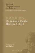 On Aristotle on the Heavens 2.10-14