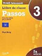 Passos 3, llibre de classe, nivell intermedi, curs de català per a adults