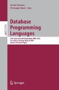 Database Programming Languages