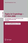 Topics in Cryptology - CT-RSA 2006