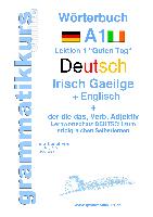 Wörterbuch Deutsch - Irisch Gaeilge - Englisch Niveau A1