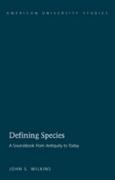 Defining Species