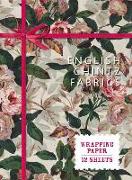 English Chintz Fabrics: Wrapping Paper: 12 Sheets