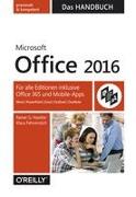 Microsoft Office 2016 – Das Handbuch