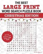 The Best Large Print Christmas Word Search Puzzle Book