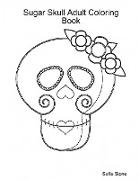 Sugar Skull Adult Coloring Book