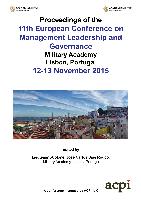 Ecmlg 2015 - Proceedings of the 11th European Conference on Management Leadership and Governance