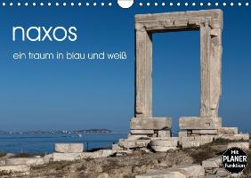 naxos - ein traum in blau und weiß (Wandkalender immerwährend DIN A4 quer)