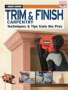 The Trim & Finish Carpentry (Black & Decker)