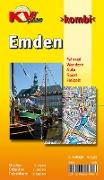 Emden, KVplan, Radkarte/Freizeitkarte/Stadtplan, 1:30.000 / 1:15.000