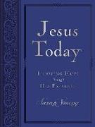 Jesus Today, Large Text Blue Leathersoft, with Full Scriptures