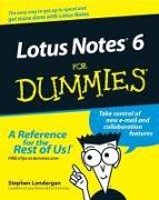 Lotus Notes R6 for Dummies