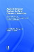 Applied Behavior Analysis in Early Childhood Education