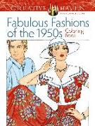 Creative Haven Fabulous Fashions of the 1950s Coloring Book