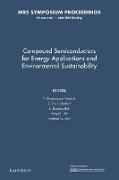 Compound Semiconductors for Energy Applications and Environmental Sustainability
