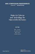 Materials Science and Technology for Nonvolatile Memories